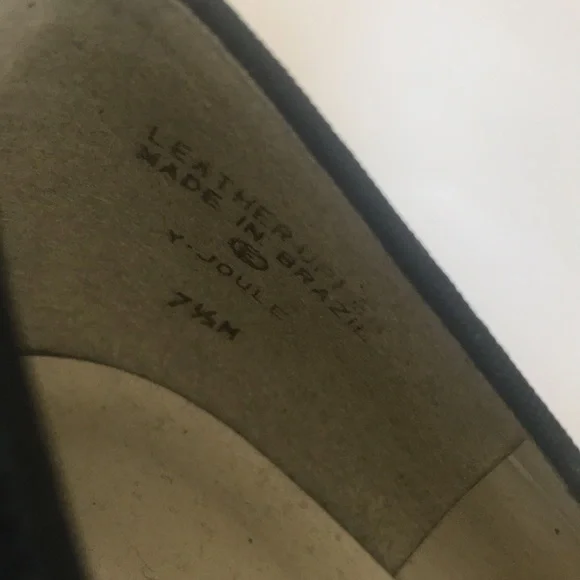 BLACK LEATHER PUMPS 7.5 - Picture 9 of 10